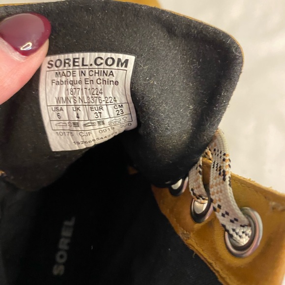 Sorel Lexi Wedge Calf boots Women’s Size 6 - Picture 7 of 10